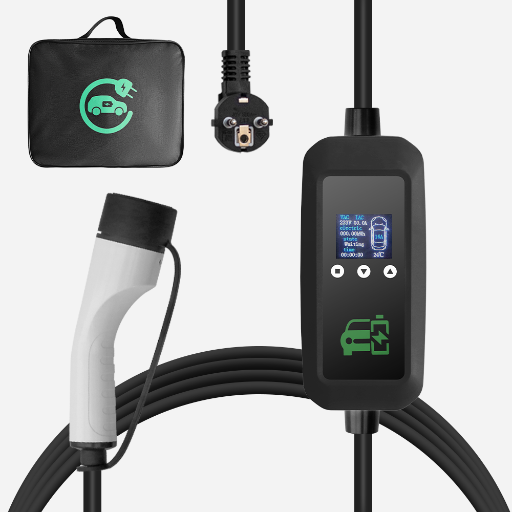 Ev Charge App 3.5kw with Multiple Plug and Schuko Type 2 EVSE 8A-16A with WiFi Mobile App Mingze EU Chargers