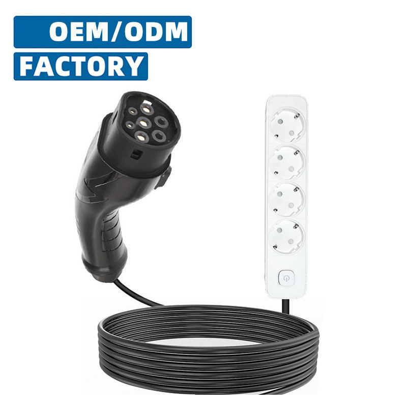 Type2 V2L Adapter Connector V2L Vehicle to Load Bidirectional Charging Adapter Electric Vehicle Discharge Adapter