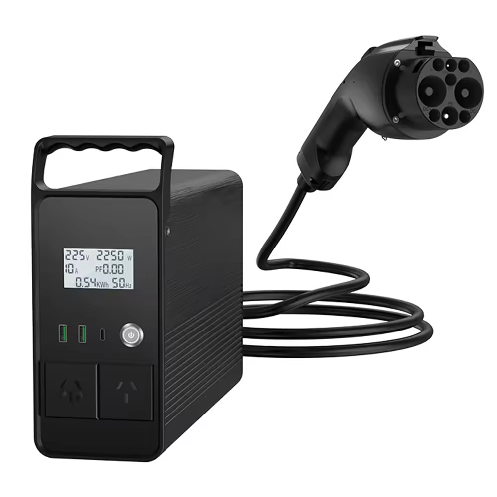 GBT/CCS2 5kw V2L Discharger with European Socket V2L V2H to Home Vehicle-to-load (V2L) Bidirectional Charge V2l Gbt Tesla