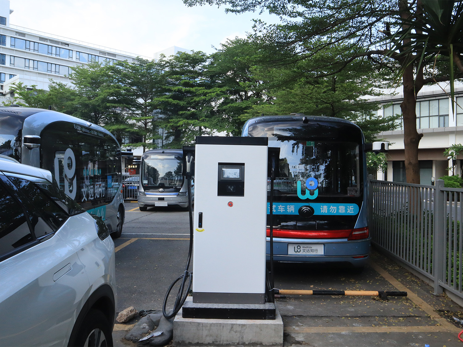 Dc charging piles were installed and used in Haizhu District, Guangzhou, China
