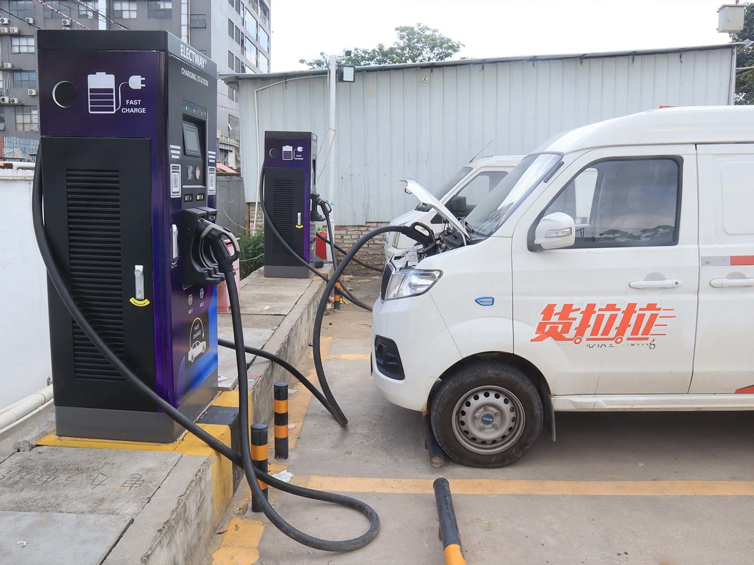 ELECTWAY DC charging pile was successfully installed and used